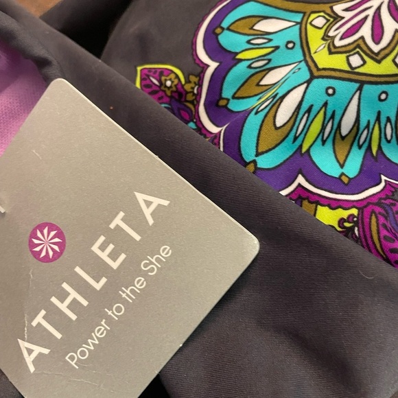 NWT Athleta Biarritz Swim bottoms Grey Multi Size S - Picture 7 of 8